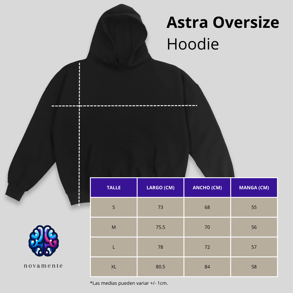 Buzo Hoodie Oversize - Red Trinity — foto